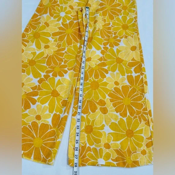 Anthropologie | Faithfull The Brand Ottavio Wide Leg Linen Pants | Size 6 - Picture 7 of 10